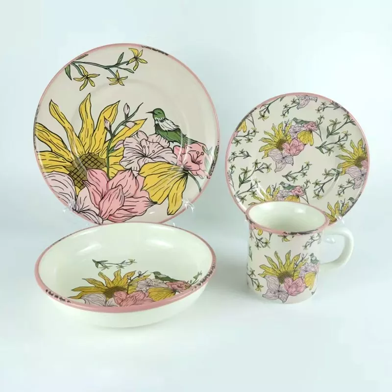 Astianpesukone Luxury Pattern Keraaminen astiasetti