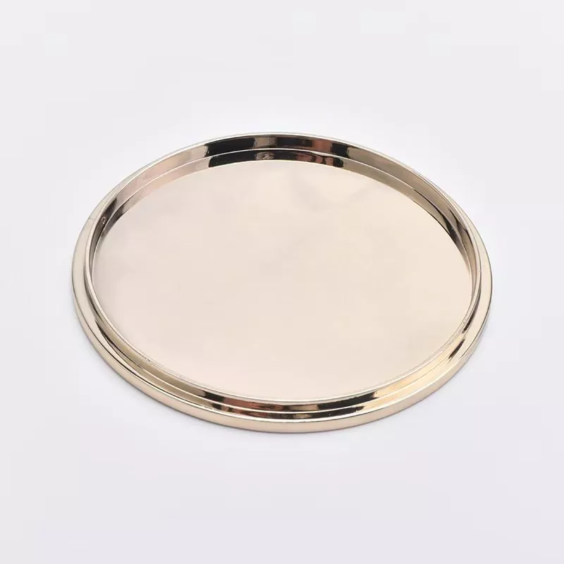 Zinc Alloy Round Disc-Shaped Aroma Diffuser Lid