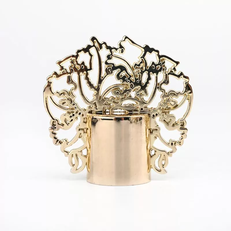 Sinkkiseoksesta valmistettu Lace Edge Lid hajuvesipullo